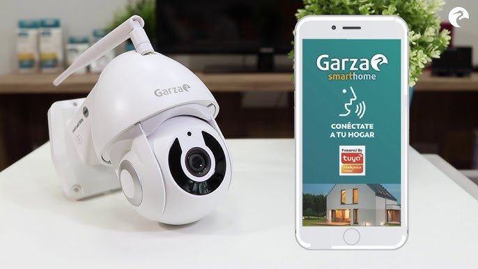 Garza Smart - Kit Sistema de Alarma Inteligente Wifi para el hogar, Sirena  120 dB, Sensor Movimiento y Apertura de Puertas/Ventanas, Alarma sin
